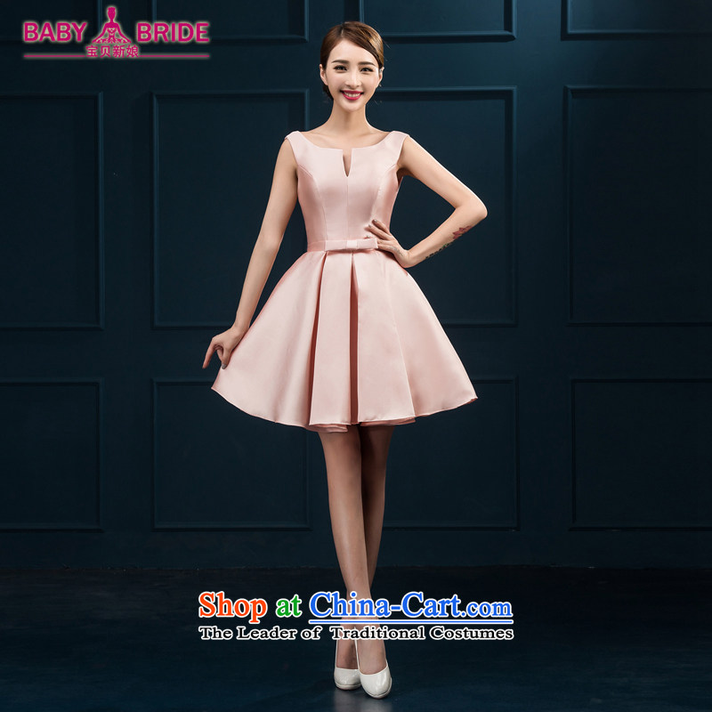 Bridesmaid Services 2015 NEW Summer Package shoulder bridesmaid mission dress Female dress short skirt_ Bride Services Mr White?XXL toasting champagne