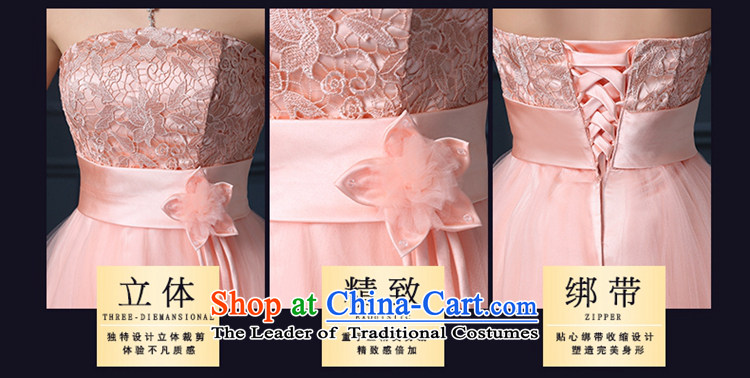 Summer 2015 new Korean shoulders bridesmaid short of marriages banquet evening dresses pink XL Suzhou shipment picture, prices, brand platters! The elections are supplied in the national character of distribution, so action, buy now enjoy more preferential! As soon as possible.