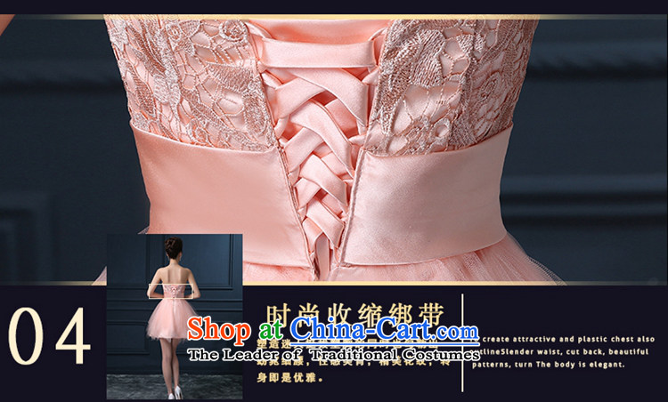 Summer 2015 new Korean shoulders bridesmaid short of marriages banquet evening dresses pink XL Suzhou shipment picture, prices, brand platters! The elections are supplied in the national character of distribution, so action, buy now enjoy more preferential! As soon as possible.