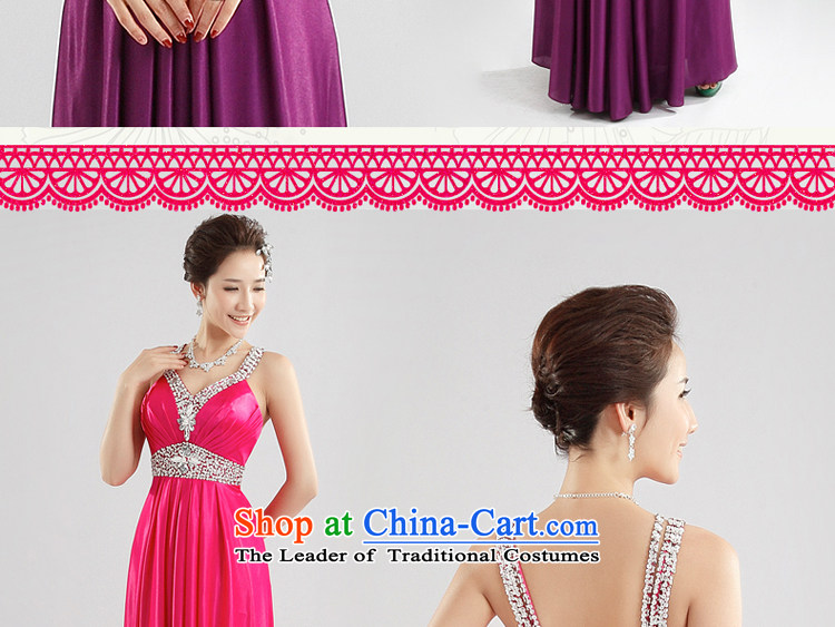 Hillo XILUOSHA Lisa (bride dresses) 2014 new Korean version thin diamond long wedding dress shoulders deep V will preside over meat pink L picture, prices, brand platters! The elections are supplied in the national character of distribution, so action, buy now enjoy more preferential! As soon as possible.