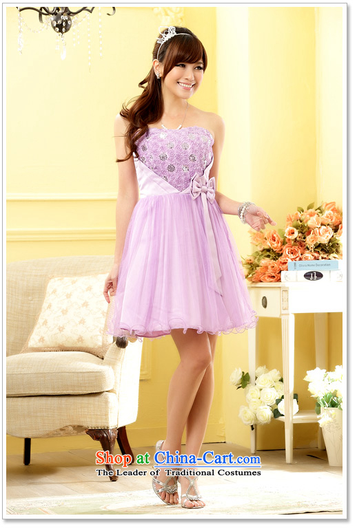 2015 new expertise JK2 MM larger wiping the chest bridesmaid skirt gauze bon bon skirt short of dress solid color dresses purple XL recommendations about 125 pictures, prices, brand platters! The elections are supplied in the national character of distribution, so action, buy now enjoy more preferential! As soon as possible.