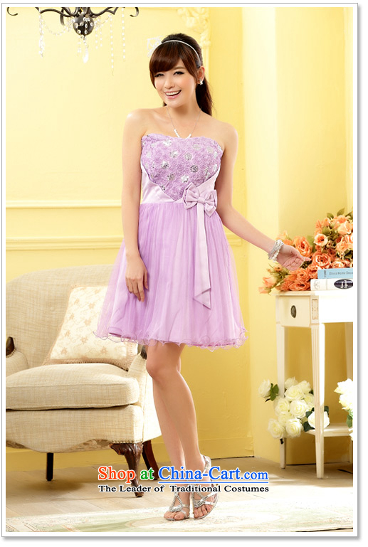 2015 new expertise JK2 MM larger wiping the chest bridesmaid skirt gauze bon bon skirt short of dress solid color dresses purple XL recommendations about 125 pictures, prices, brand platters! The elections are supplied in the national character of distribution, so action, buy now enjoy more preferential! As soon as possible.