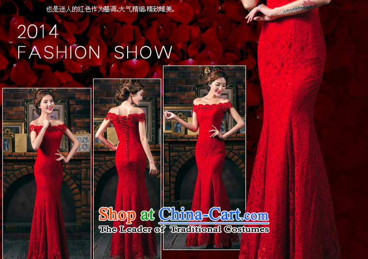 Hillo XILUOSHA Lisa (2015) bows Service Bridal Fashion evening dresses long crowsfoot Sau San wedding wedding dress a field shoulder autumn and winter chinese red alignment to shorten yi wearing shoes 160-165cm M picture, prices, brand platters! The elections are supplied in the national character of distribution, so action, buy now enjoy more preferential! As soon as possible.