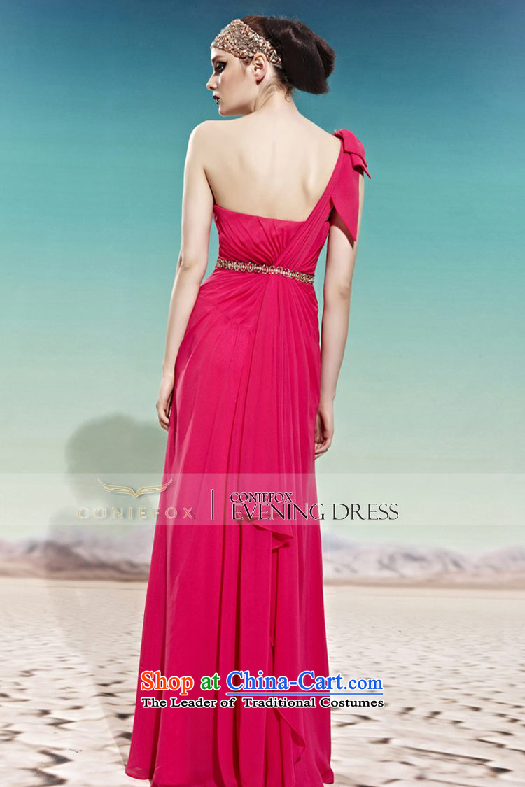 Creative Fox evening dresses red single shoulder bride wedding dress banquet services under the auspices of the annual bows dress long thin to align graphics dresses 58010 color picture pictures, prices, L brand platters! The elections are supplied in the national character of distribution, so action, buy now enjoy more preferential! As soon as possible.