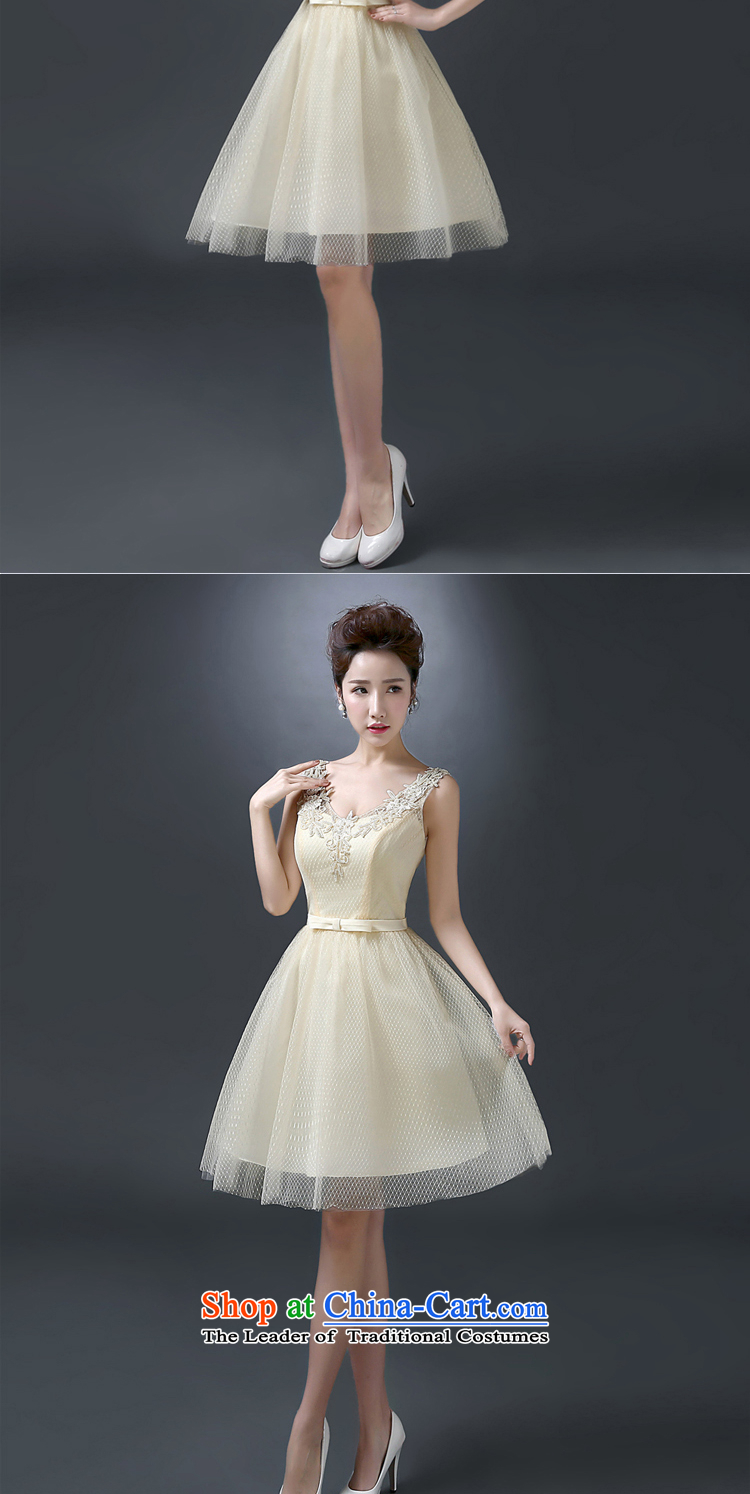 The first white into about the new bride bows to the betrothal Evening Dress Short) bridesmaid dress banquet hosted bon bon skirt pale pink L picture, prices, brand platters! The elections are supplied in the national character of distribution, so action, buy now enjoy more preferential! As soon as possible.