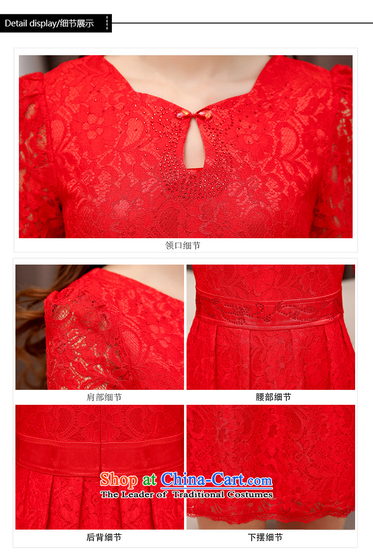 Kam Ming Yue 2015 new seven short of red marriages wedding dresses bows bridesmaid services serving evening dresses red L picture, prices, brand platters! The elections are supplied in the national character of distribution, so action, buy now enjoy more preferential! As soon as possible.