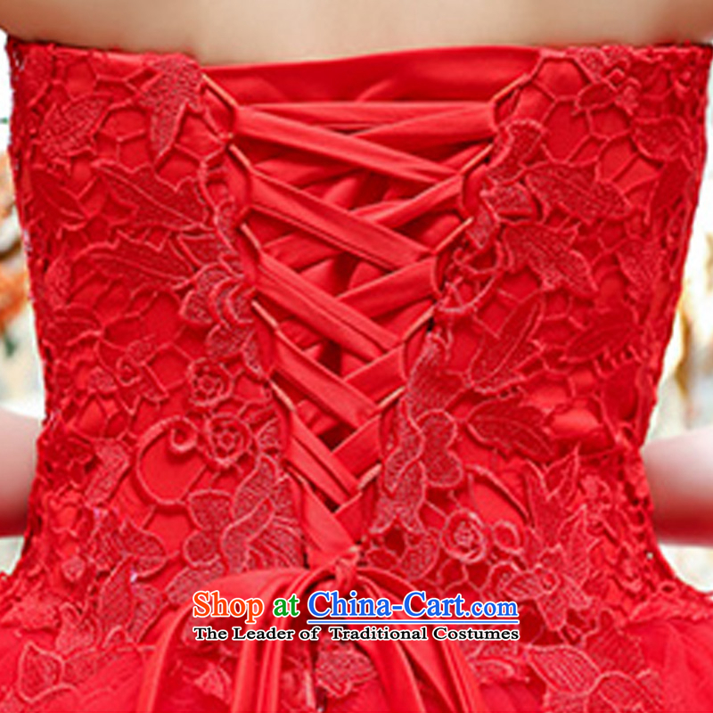 Kam Ming Yue 2015 summer seven new marriages wedding dresses bows services bridesmaid services Ms. evening dress short skirts, red , the Honorable Martin Lee Kam seven decreased by , , , shopping on the Internet