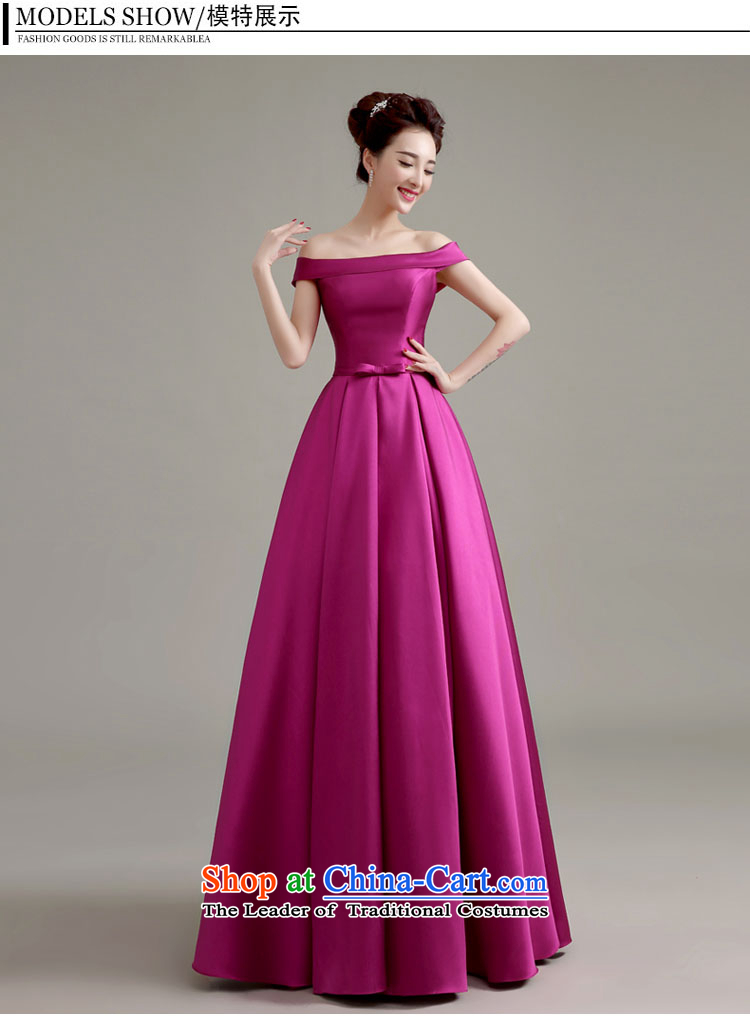 Banquet evening dresses long 2015 Spring bride bows to the annual meeting of persons chairing the word wedding dress shoulder female red long XL Photo, prices, brand platters! The elections are supplied in the national character of distribution, so action, buy now enjoy more preferential! As soon as possible.