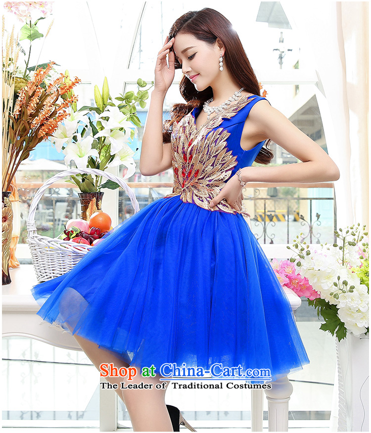 Kam Ming Yue 2015 summer seven new marriages embroidery luxurious wedding dress uniform dress bows short of Ms. apricot M brand, prices, picture platters! The elections are supplied in the national character of distribution, so action, buy now enjoy more preferential! As soon as possible.