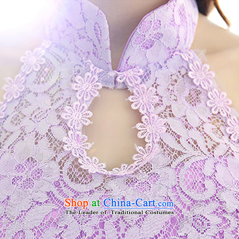 The Honorable Martin Lee Kam-wah 7 of 2015 Summer new irrepressible wedding dresses bows services evening dress short of Ms. banquet service light purple XL, Kam Ming Yue , , , 7 shopping on the Internet