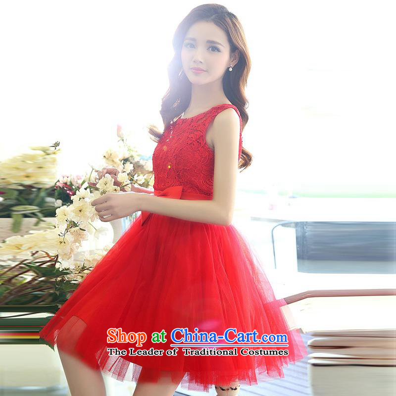 Kam Ming Yue 2015 summer seven new irrepressible wedding dresses bows services evening dress short of Ms. banquet service Kam Ming 7 red XL, decreased by , , , shopping on the Internet