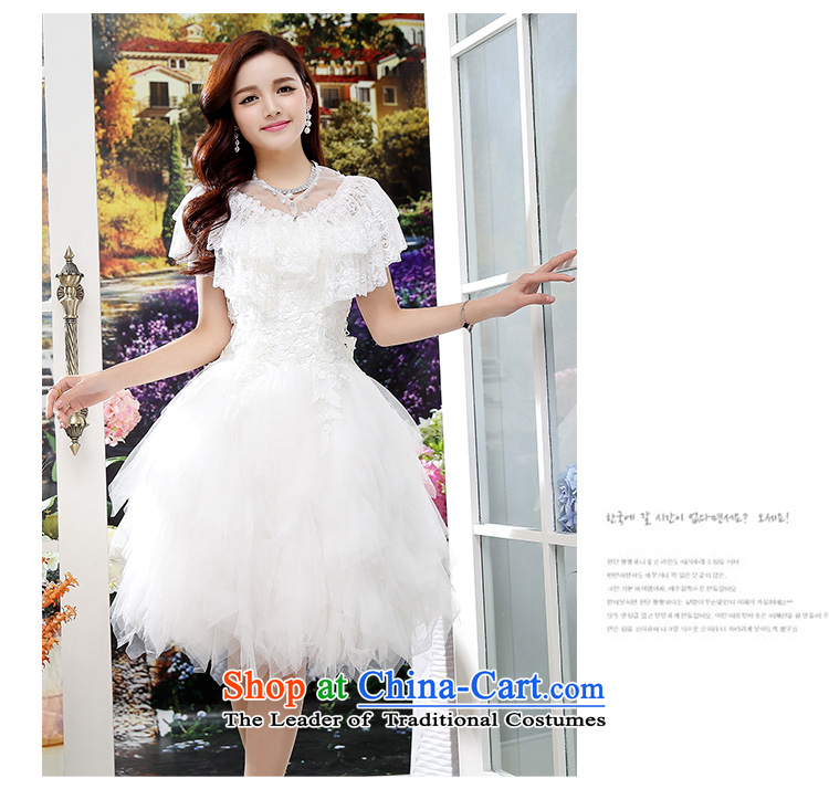 Kam Ming Yue 2015 summer seven new marriages wedding dresses bows services bridesmaid services Ms. evening dress short skirts, White XL Photo, prices, brand platters! The elections are supplied in the national character of distribution, so action, buy now enjoy more preferential! As soon as possible.