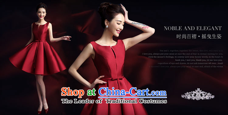 Pure Love bamboo yarn 2015 new red bride wedding dress long evening dresses evening drink service red shoulders dark red dress Sau San long XL Photo, prices, brand platters! The elections are supplied in the national character of distribution, so action, buy now enjoy more preferential! As soon as possible.