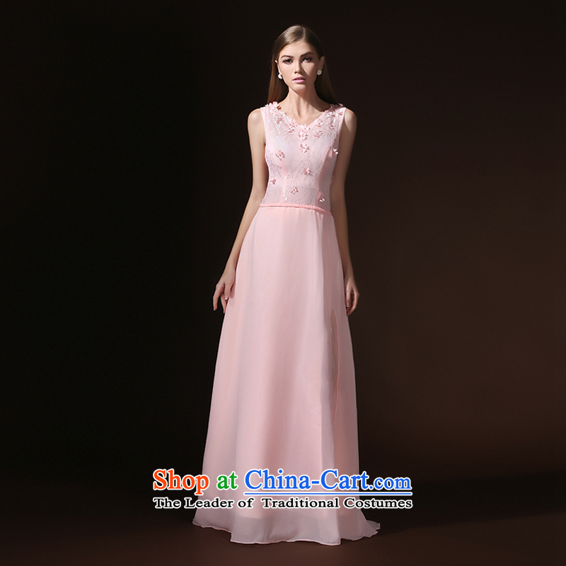 In accordance with the prescribed graduated from Elizabeth KWAN wedding-dress female 2015 Marriage long evening dresses bride services wedding dress bows bridesmaid services Pink S, according to skirt Lin Sha , , , shopping on the Internet