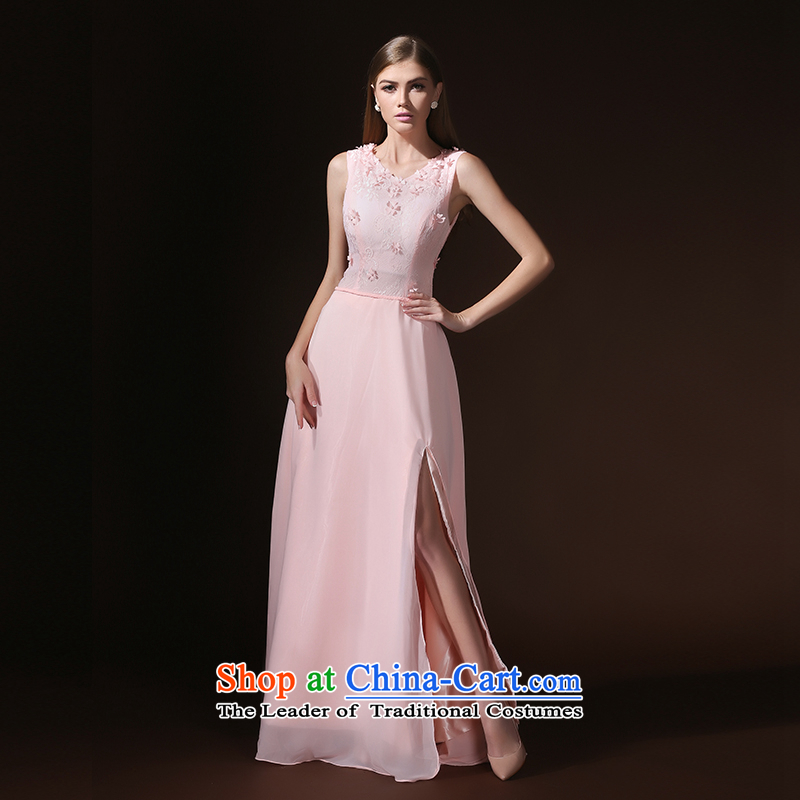 In accordance with the prescribed graduated from Elizabeth KWAN wedding-dress female 2015 Marriage long evening dresses bride services wedding dress bows bridesmaid services Pink S, according to skirt Lin Sha , , , shopping on the Internet