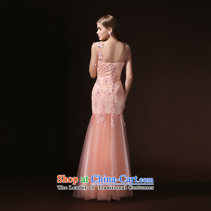 According to Lin Sha evening dresses Sau San crowsfoot long marriages bows bridesmaid evening dresses serving women 2015 new pink XL, according to Lin Sha , , , shopping on the Internet