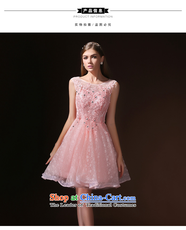 According to Lin Sha 2015 new summer short of pink bridesmaid services bon bon skirt bridesmaid mission dress evening dresses and sisters skirt bows to female pink L picture, prices, brand platters! The elections are supplied in the national character of distribution, so action, buy now enjoy more preferential! As soon as possible.
