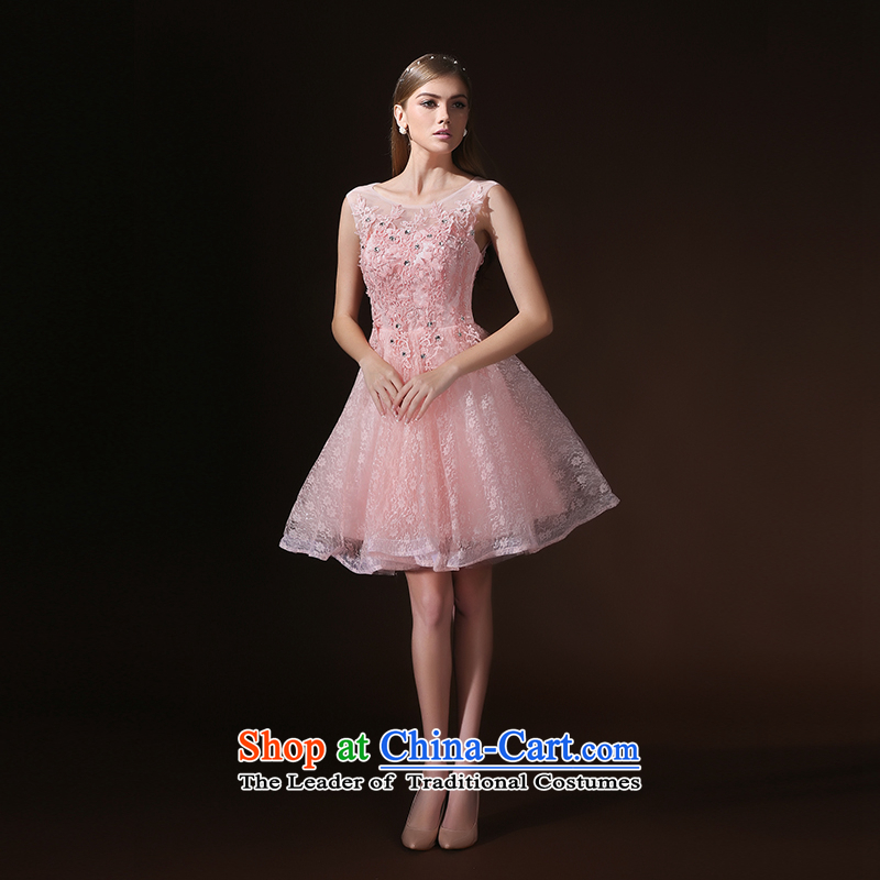 According to Lin Sha 2015 new summer short of pink bridesmaid services bon bon skirt bridesmaid mission dress evening dresses and sisters skirt bows to the girl in the pink, L, Lin Sha , , , shopping on the Internet