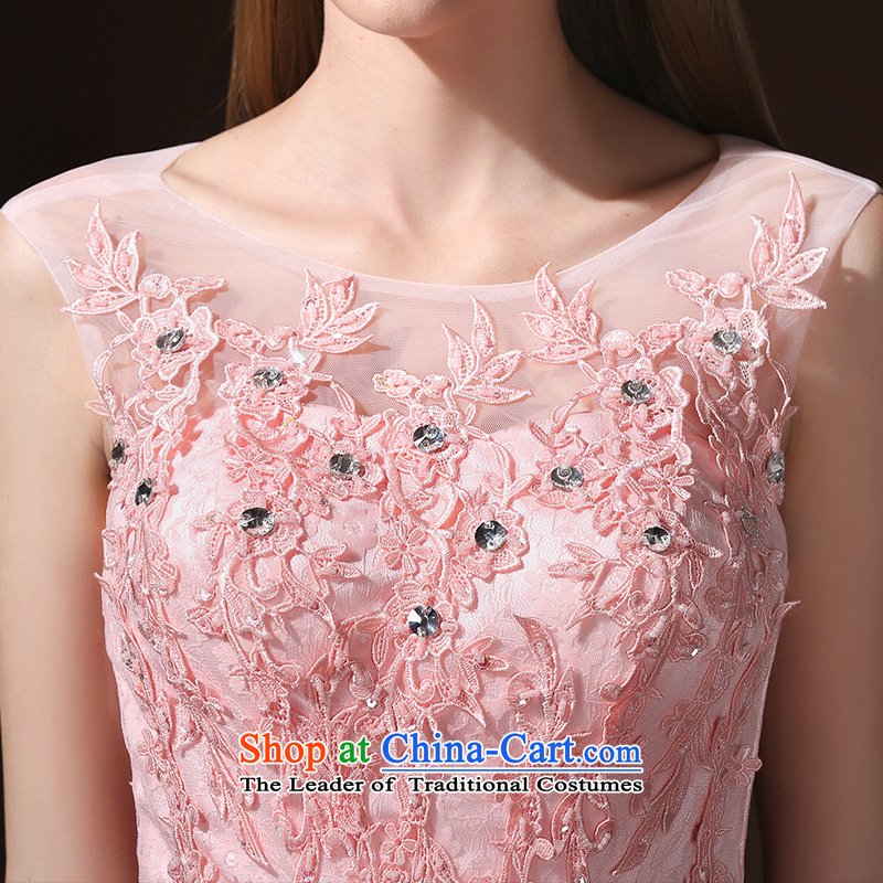 According to Lin Sha 2015 new summer short of pink bridesmaid services bon bon skirt bridesmaid mission dress evening dresses and sisters skirt bows to the girl in the pink, L, Lin Sha , , , shopping on the Internet