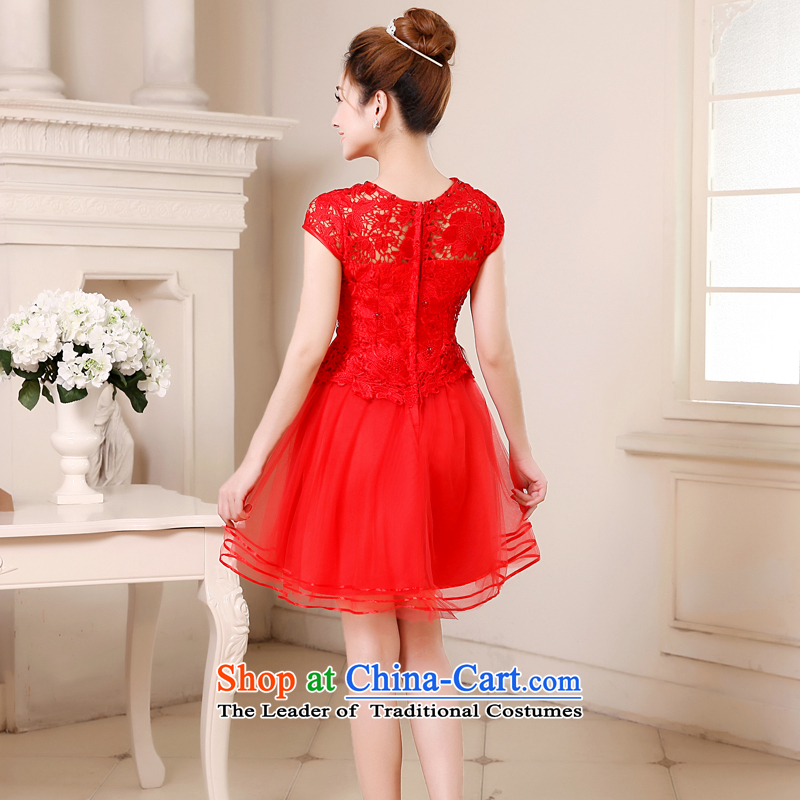 Toasting champagne bride services 2015 new marriage evening dresses red wedding bridesmaid service in a small dress dresses, starring Ronald M impression shopping on the Internet has been pressed.