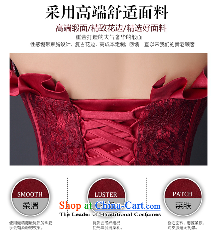 2015 new bride Services Mr Ronald marriage services bows and short of chest dress banquet dresses Red Red M Suzhou shipment picture, prices, brand platters! The elections are supplied in the national character of distribution, so action, buy now enjoy more preferential! As soon as possible.