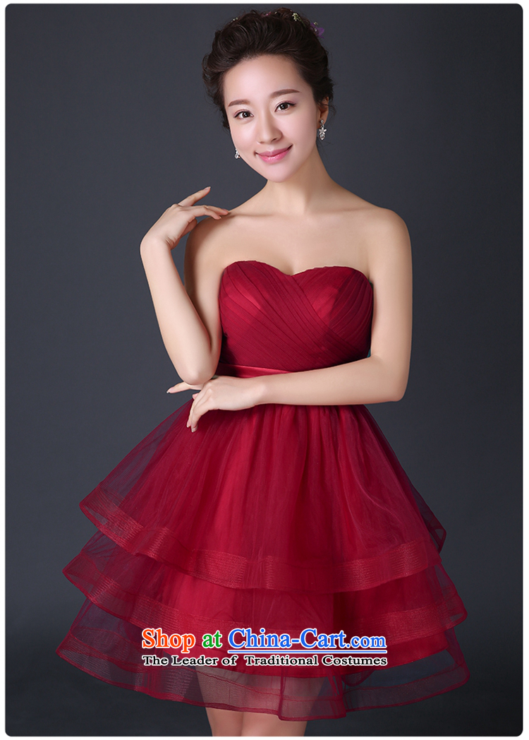 Toasting champagne bride services 2015 new summer bridesmaid services shoulder red, dresses marriage skirt Sau San Female Red L Suzhou shipment picture, prices, brand platters! The elections are supplied in the national character of distribution, so action, buy now enjoy more preferential! As soon as possible.
