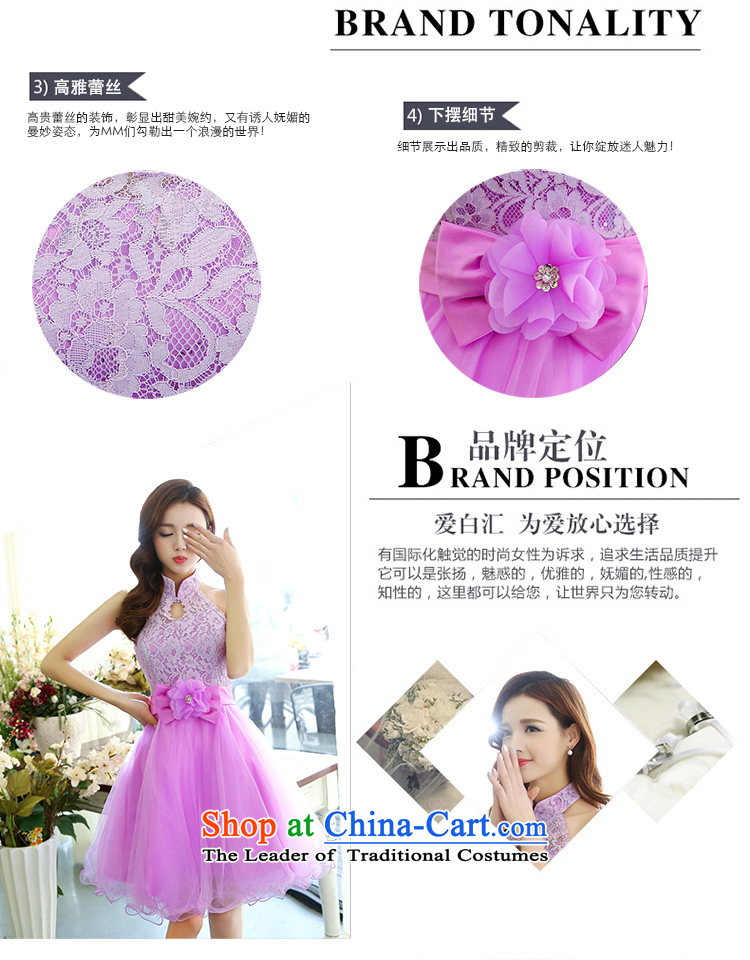 Yan Nga Jodie bridesmaid dress new spring 2015 new products sleeveless short skirt lace evening dress marriages services white L picture, prices, brand platters! The elections are supplied in the national character of distribution, so action, buy now enjoy more preferential! As soon as possible.