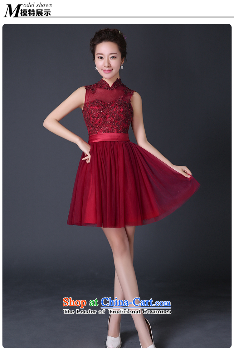 Toasting champagne bride services 2015 new summer evening dress short, red marriages shoulders dresses red S Suzhou shipment picture, prices, brand platters! The elections are supplied in the national character of distribution, so action, buy now enjoy more preferential! As soon as possible.