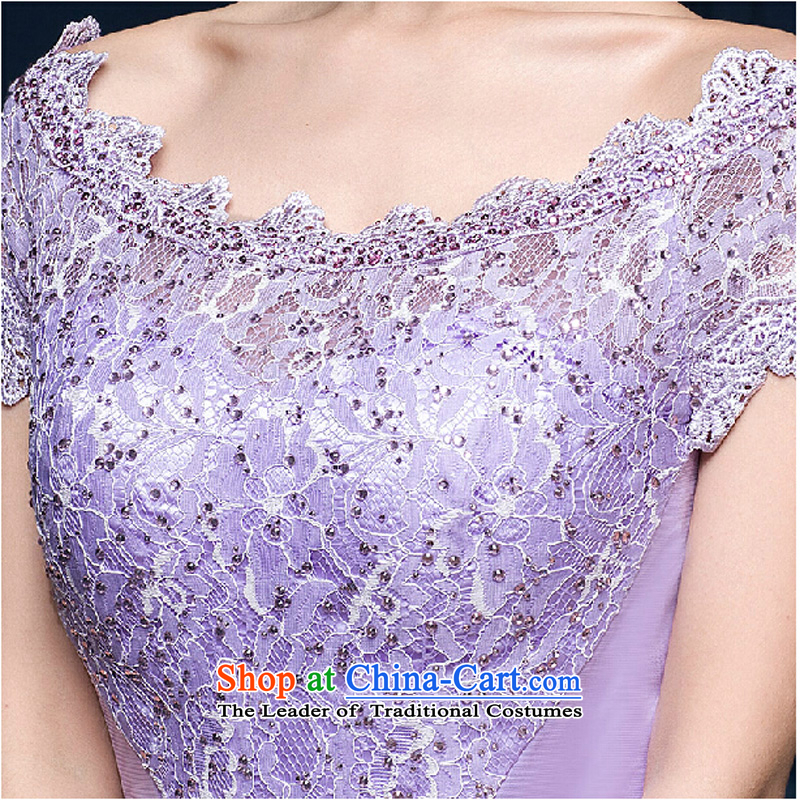 2015 bride quality custom word shoulder and chest straps spring wedding dresses red stylish banquet photography long gown light purple bamboo pure love of XL, , , , shopping on the Internet