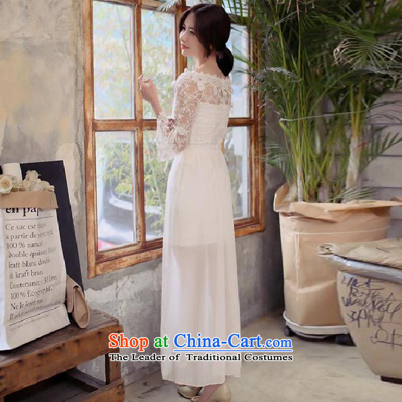 The estimated 8207 cannot locate Korea nz aristocratic wind heart-field for ngai embroidery skirt the word shoulder bare shoulders dress skirt the girl White M NZ your LAN , , , shopping on the Internet