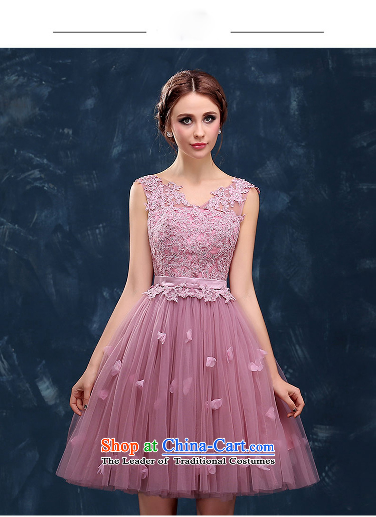Evening Dress Short, 2015 New wedding dresses summer shoulders V-Neck marriages bows services betrothal festival the usual zongzi female made color do not return do not change the picture, prices, brand platters! The elections are supplied in the national character of distribution, so action, buy now enjoy more preferential! As soon as possible.