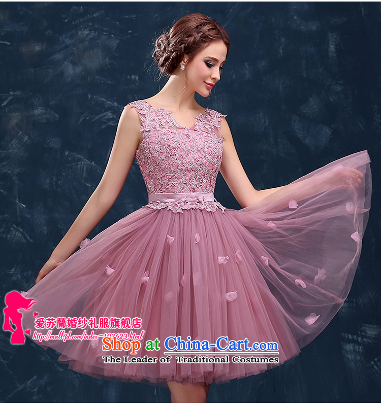 Evening Dress Short, 2015 New wedding dresses summer shoulders V-Neck marriages bows services betrothal festival the usual zongzi female made color do not return do not change the picture, prices, brand platters! The elections are supplied in the national character of distribution, so action, buy now enjoy more preferential! As soon as possible.