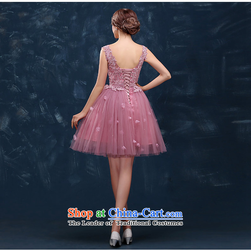 Evening Dress Short, 2015 New wedding dresses summer shoulders V-Neck marriages bows services betrothal festival the usual zongzi female made color do not return not switch to love, Su-lan , , , shopping on the Internet
