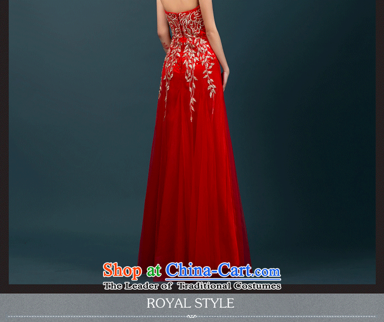Hillo XILUOSHA) Lisa (bride red wedding dress bows and chest service banquet evening dresses 2015 annual meeting of the new dresses long wine red M picture, prices, brand platters! The elections are supplied in the national character of distribution, so action, buy now enjoy more preferential! As soon as possible.