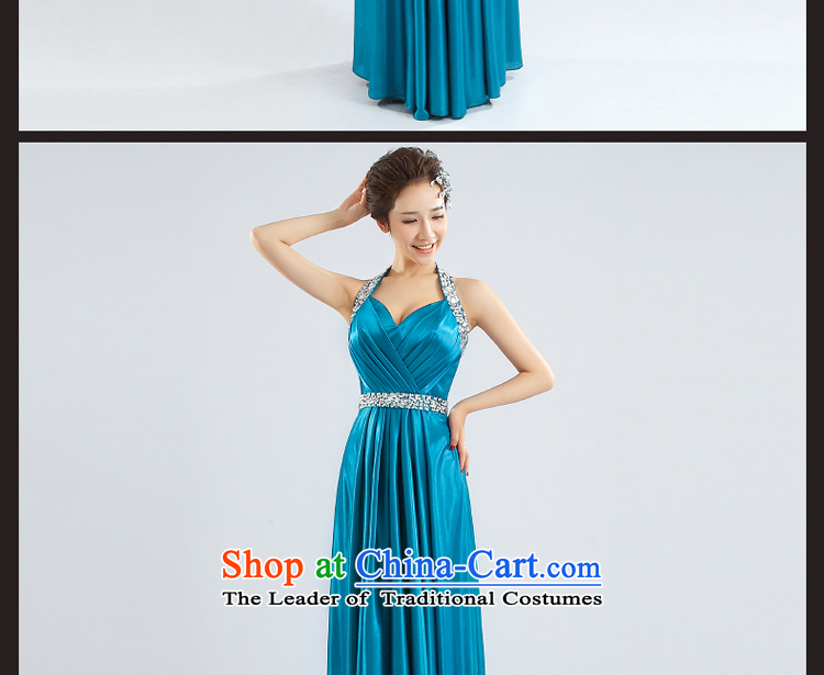 Hillo Lisa (XILUOSHA) evening dresses long gown moderator dresses annual banquet female Sau San will serve the winter bride bows Sapphire Blue M picture, prices, brand platters! The elections are supplied in the national character of distribution, so action, buy now enjoy more preferential! As soon as possible.