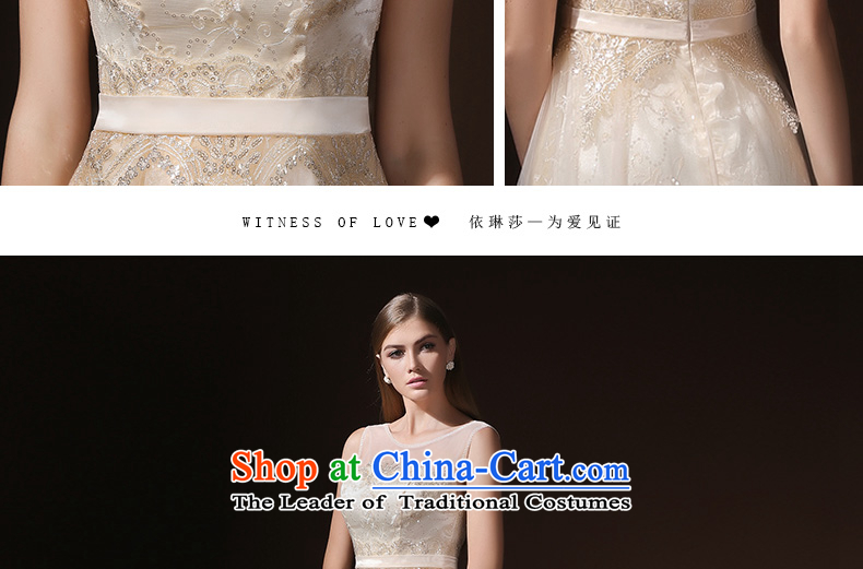 According to Lin Sha 2015 new bride bows Services Mr Ronald Western lace, Champagne evening dresses long champagne color XL Photo, prices, brand platters! The elections are supplied in the national character of distribution, so action, buy now enjoy more preferential! As soon as possible.