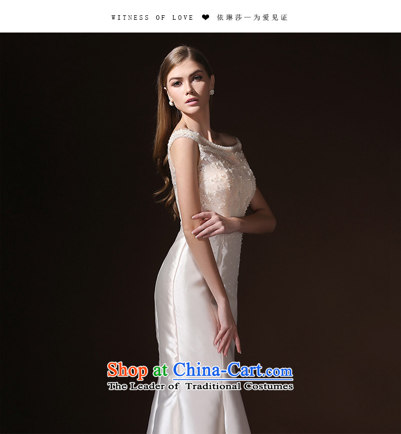 According to Lin Sa 2015 Spring/Summer Ms. new bride wedding dress evening dresses bride bows service 