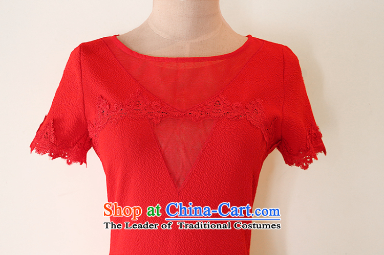 The 2015 summer Stephanie new women's France lace sexy jacquard embroidery dresses small red dress S picture, prices, brand platters! The elections are supplied in the national character of distribution, so action, buy now enjoy more preferential! As soon as possible.