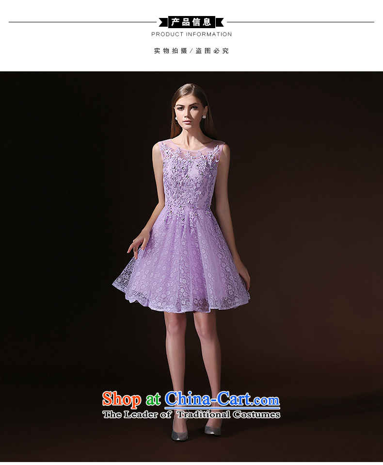2015 new back bridesmaid dresses summer short of serving purple sister evening dresses bride bows light purple M picture services, prices, brand platters! The elections are supplied in the national character of distribution, so action, buy now enjoy more preferential! As soon as possible.