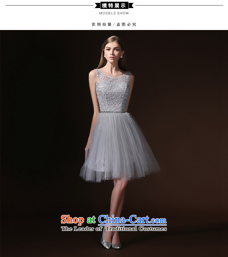 According to Lin Sha New 2015 spring/summer long gown shoulders marriages bows to diamond jewelry bridesmaid evening dress light gray S picture, prices, brand platters! The elections are supplied in the national character of distribution, so action, buy now enjoy more preferential! As soon as possible.