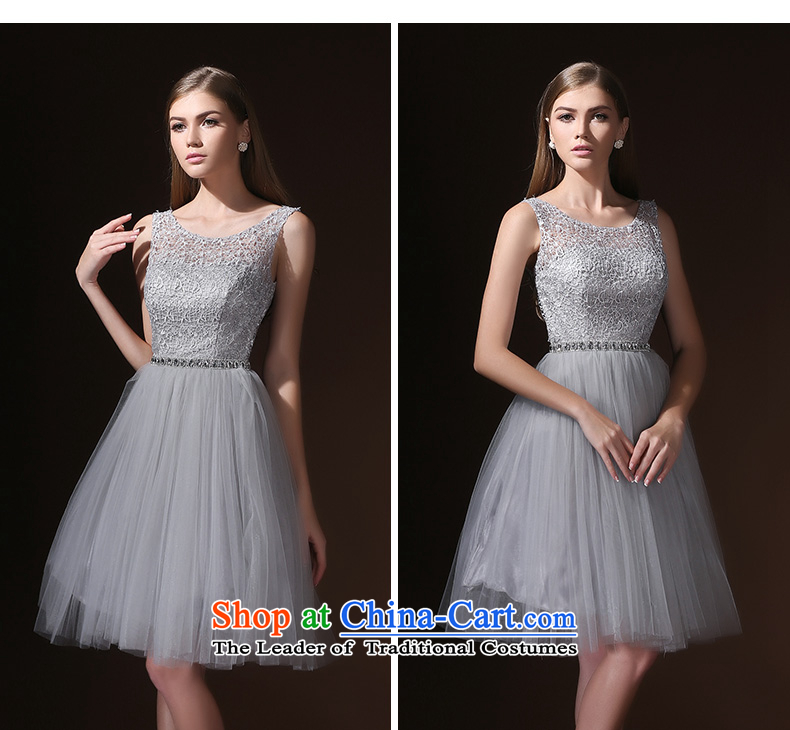 According to Lin Sha New 2015 spring/summer long gown shoulders marriages bows to diamond jewelry bridesmaid evening dress light gray S picture, prices, brand platters! The elections are supplied in the national character of distribution, so action, buy now enjoy more preferential! As soon as possible.