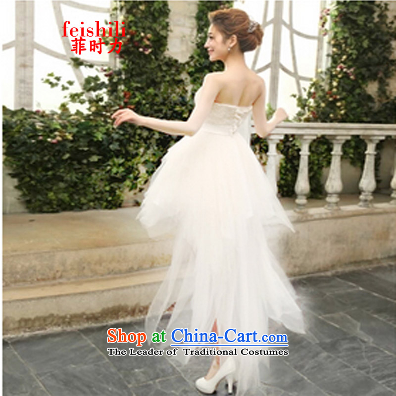 The Philippines, 2015 sexy fairies skirts and chest heavy industry bon bon dress dinner dress FF-FD-08_3086 white S, Rumsfeld when (feishili) , , , shopping on the Internet
