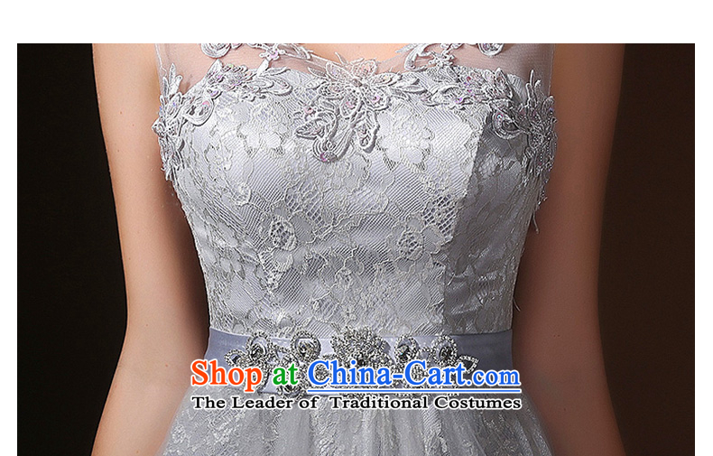 According to Lin Sha banquet evening dresses 2015 new bride shoulders bows services performed by the persons chairing the summer evening dress long female gray XL Photo, prices, brand platters! The elections are supplied in the national character of distribution, so action, buy now enjoy more preferential! As soon as possible.