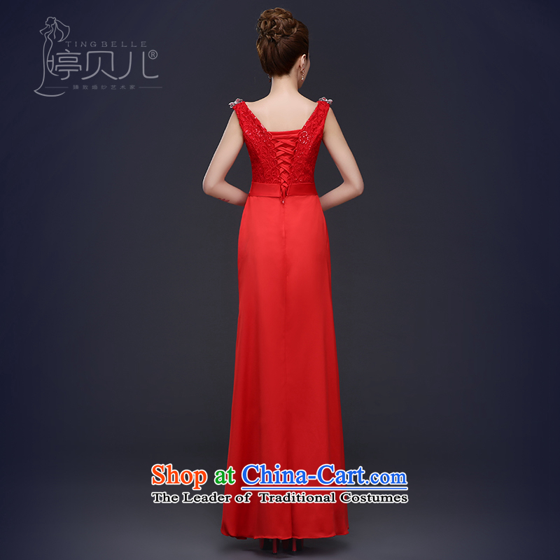 However Services Mr Ronald 2015 new shoulders dress marriages bridesmaid to Sau San long banquet evening dresses female Chun Red XL, Beverly (tingbeier ting) , , , shopping on the Internet