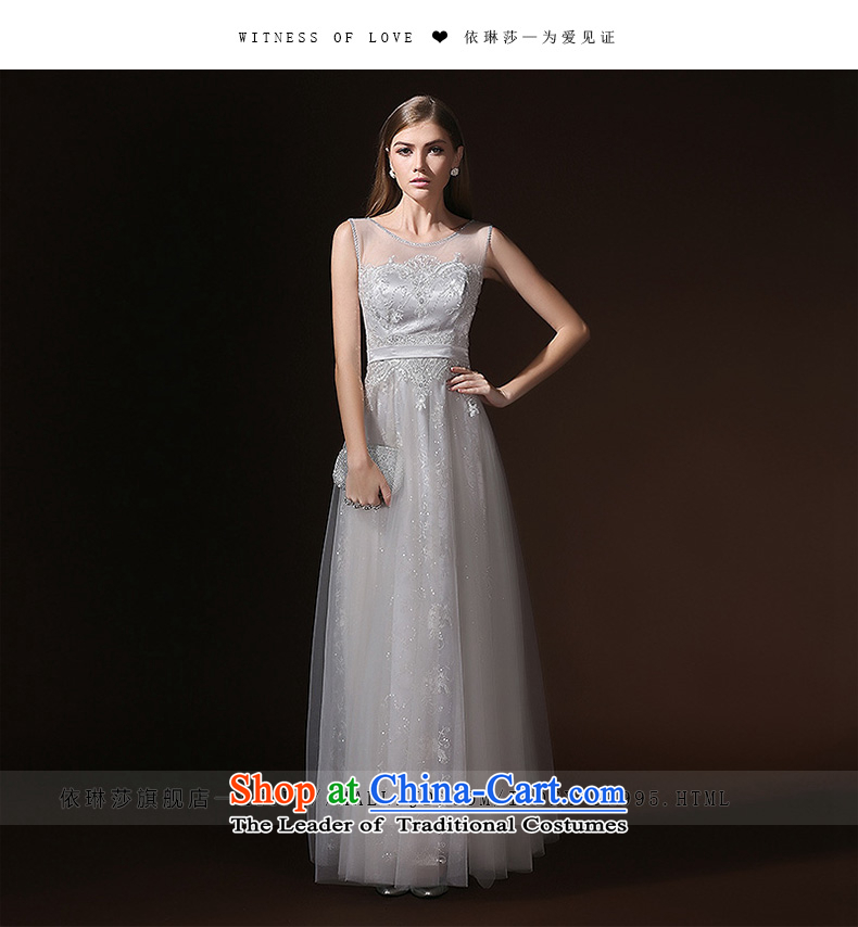 According to Lin Sha New 2015 spring/summer long gown shoulders marriages bows to diamond jewelry bridesmaid evening dress Gray L picture, prices, brand platters! The elections are supplied in the national character of distribution, so action, buy now enjoy more preferential! As soon as possible.