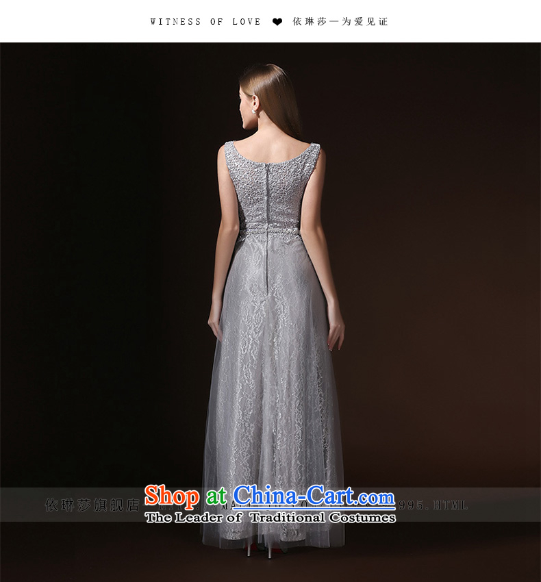 According to Lin Sha New 2015 spring/summer long gown shoulders marriages bows to diamond jewelry bridesmaid evening dress gray M picture, prices, brand platters! The elections are supplied in the national character of distribution, so action, buy now enjoy more preferential! As soon as possible.