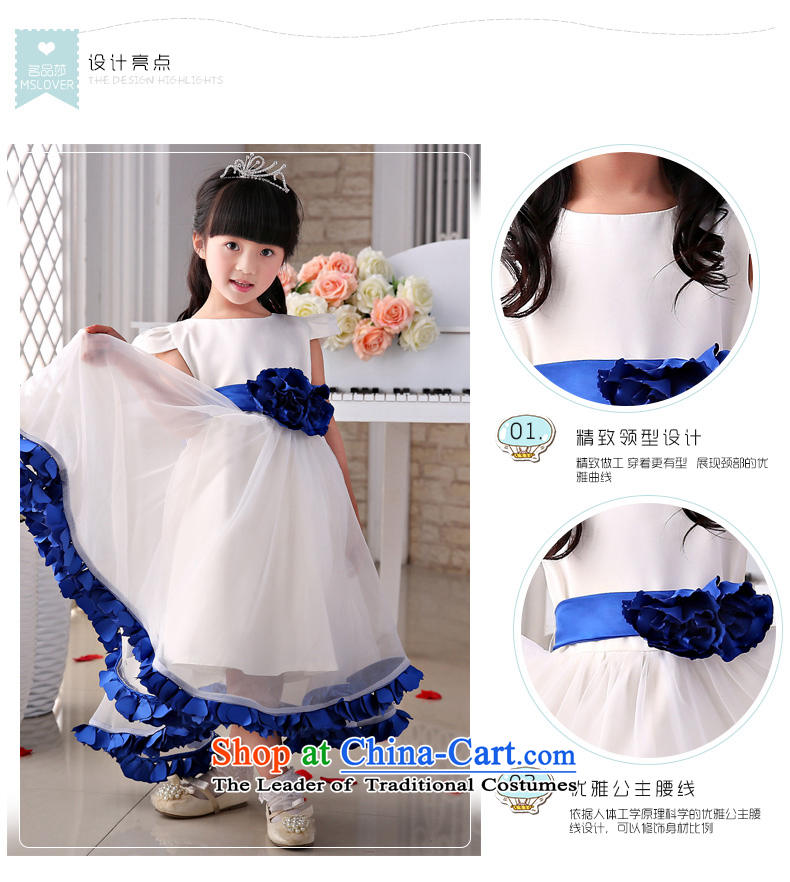 The new 2015 mslover flower girl children dance performances to dress dress wedding dress TZ15058866 blue 14 yards picture, prices, brand platters! The elections are supplied in the national character of distribution, so action, buy now enjoy more preferential! As soon as possible.
