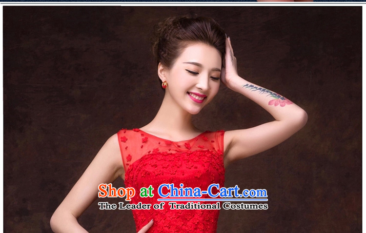 The new bride small 2015 Dress Short, bows to marry sister bridesmaid skirt the word shoulder Korean dresses summer RED M picture, prices, brand platters! The elections are supplied in the national character of distribution, so action, buy now enjoy more preferential! As soon as possible.