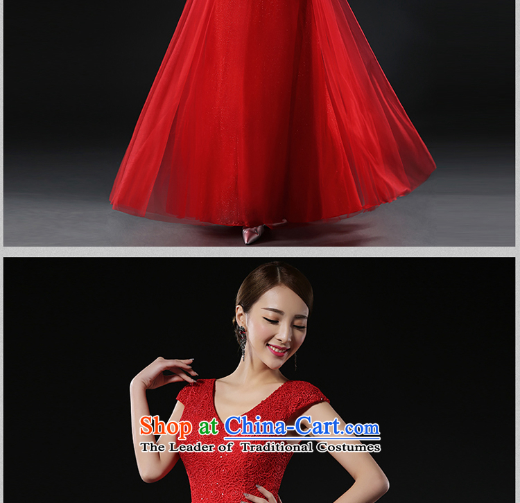 Hillo Lisa (XILUOSHA) Bride bows services stylish wedding dress female wine red banquet evening dresses wedding dresses new 2015 RED M picture, prices, brand platters! The elections are supplied in the national character of distribution, so action, buy now enjoy more preferential! As soon as possible.