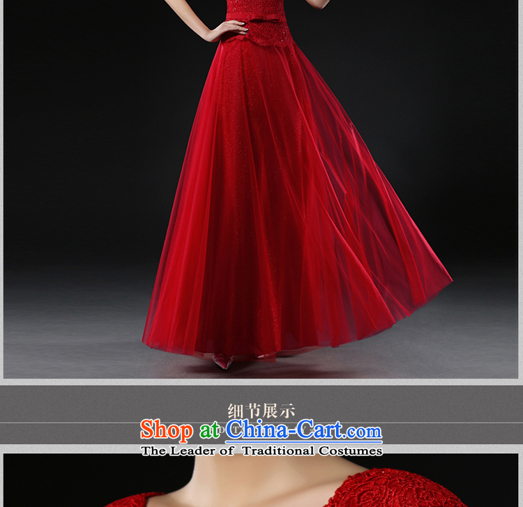 Hillo Lisa (XILUOSHA) Bride bows services stylish wedding dress female wine red banquet evening dresses wedding dresses new 2015 RED M picture, prices, brand platters! The elections are supplied in the national character of distribution, so action, buy now enjoy more preferential! As soon as possible.
